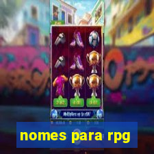 nomes para rpg